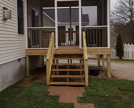Screened porch