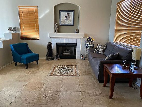 Living Room with Fire Place