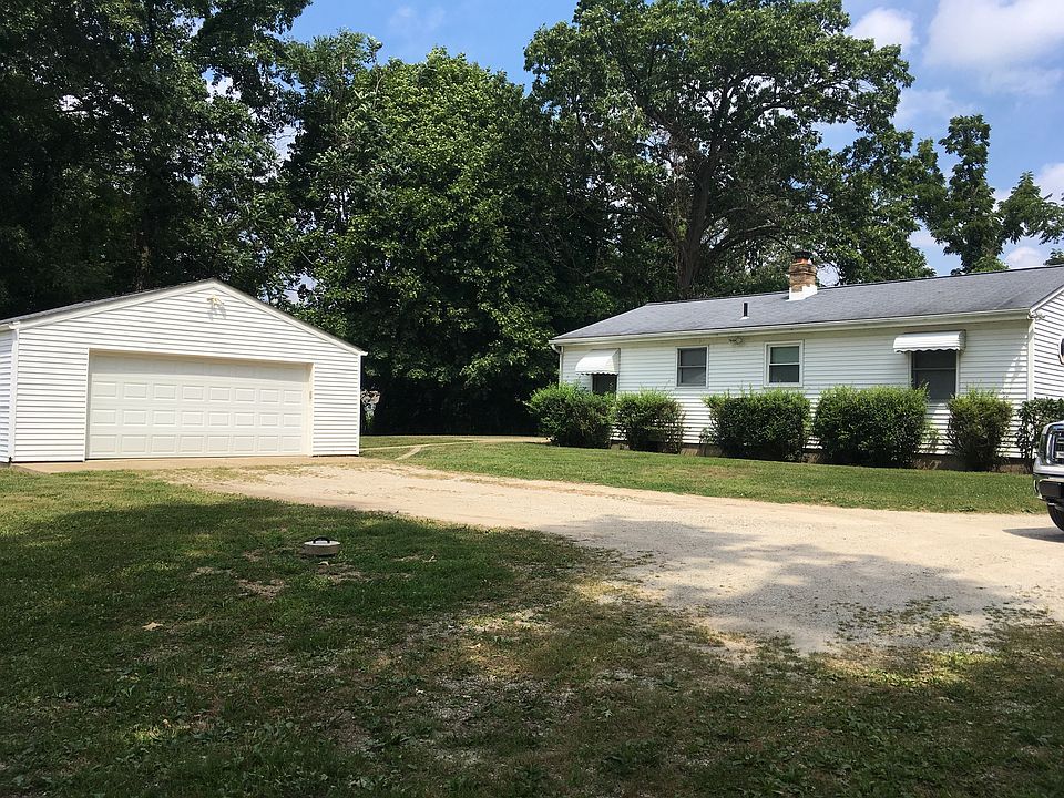 Rear of house & garage