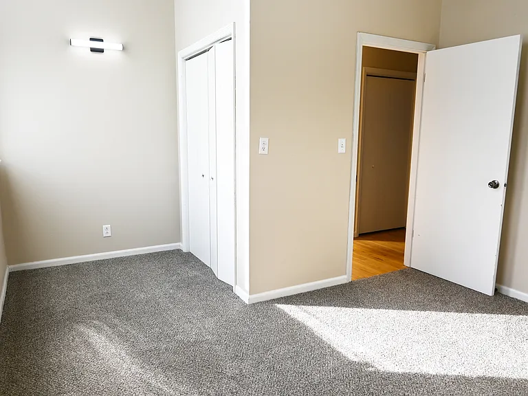 Bedroom with great natural lighting at Rosewater.