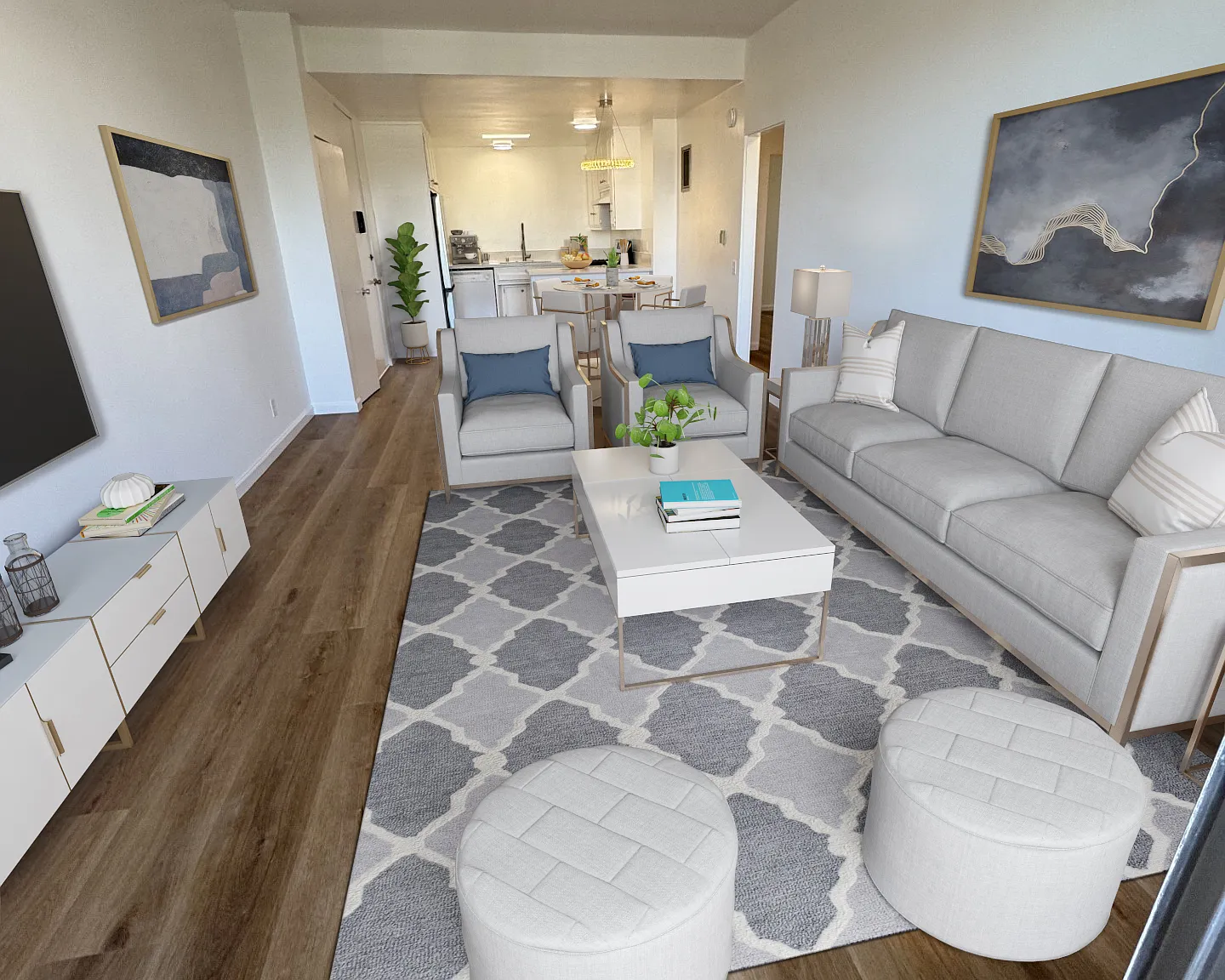 2 bed, 1068 sqft, $3,700 — Photo 2