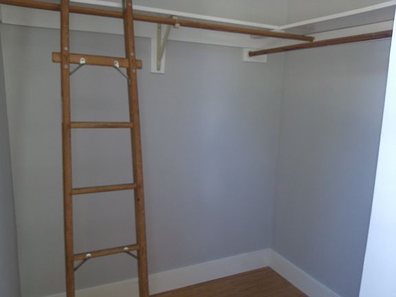 One of two walk-in closets