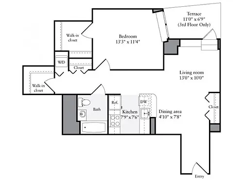 Floor plan 745