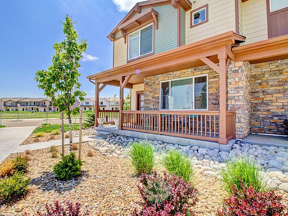 Front porch with view of park.