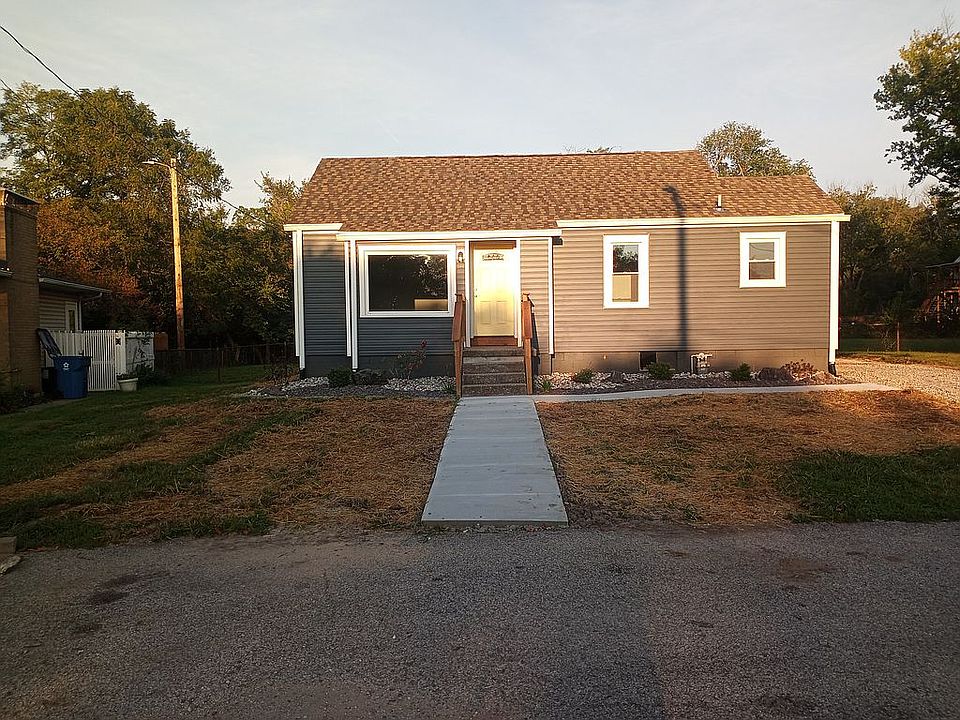 New landscaping and sidewalk