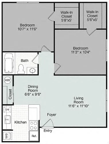 Floor plan B2R