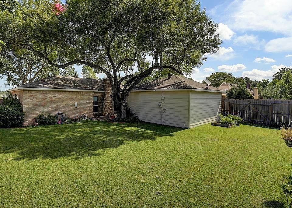 Large backyard