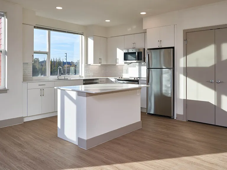 Kitchen with Stainless Steel Appliances