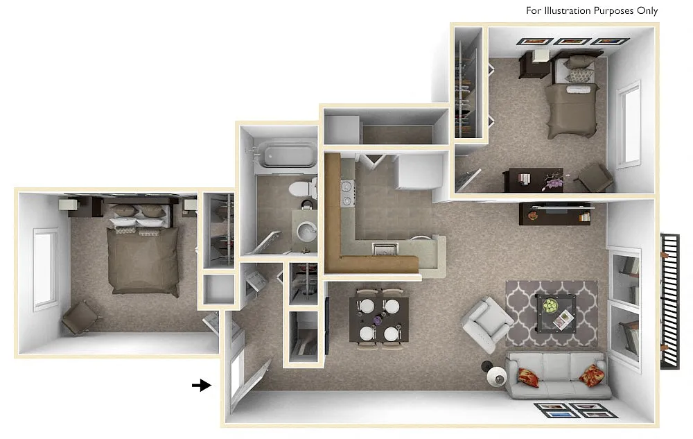 Floor plan Sunflower