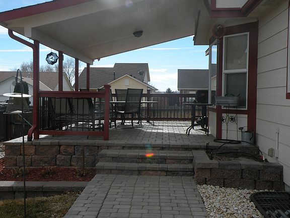 Covered Deck back yard