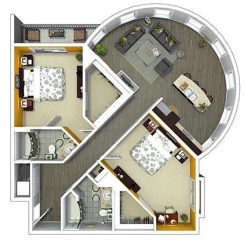Floor plan B6