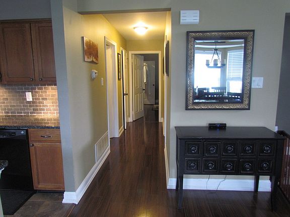 Living Room and Dining Area. Picture is taken from the kitchen