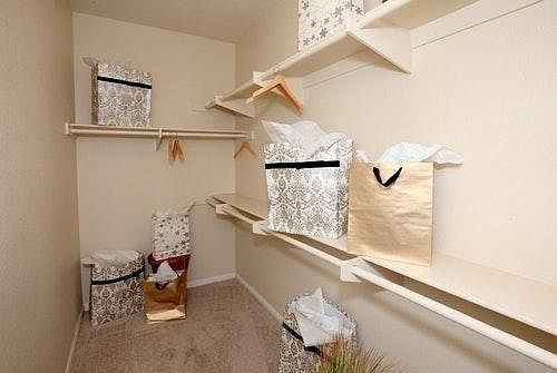 walk-in master closet