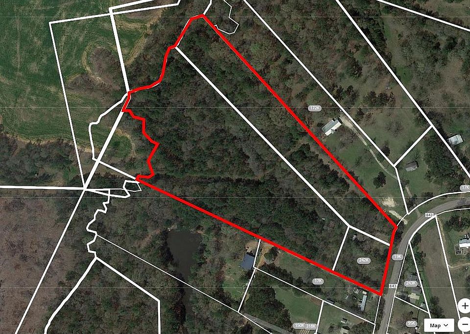Heavily wooded land