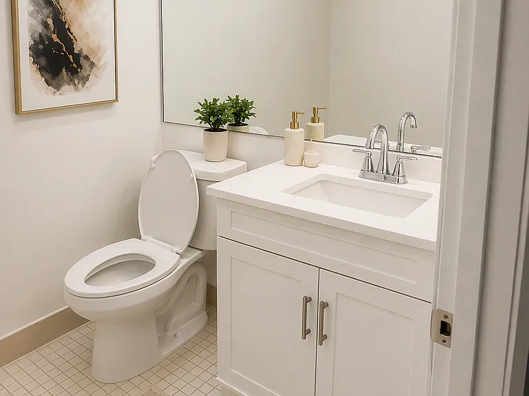 Main floor - half bath
