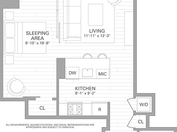 2nd image of 1 Northside Piers APT 10F