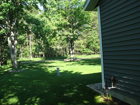Side yard facing road