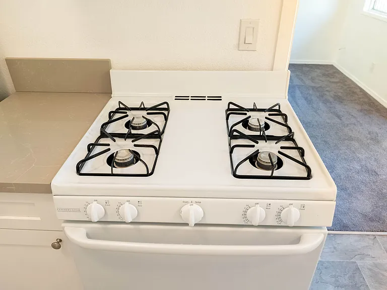New gas stove