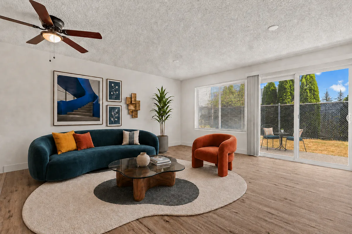 Floor plan Two Bedroom One Bath Economy