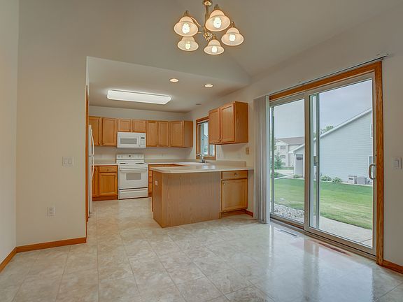 Dining area with walk-out to patio