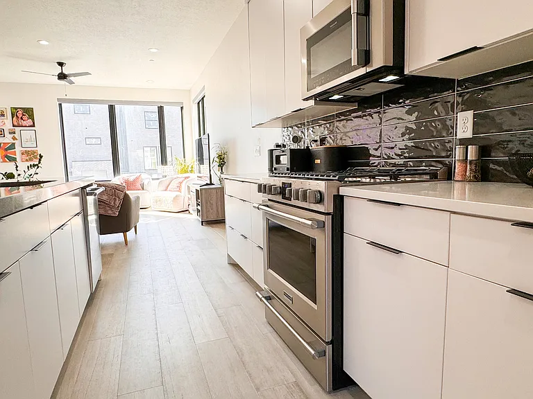 Premium appliances in kitchen