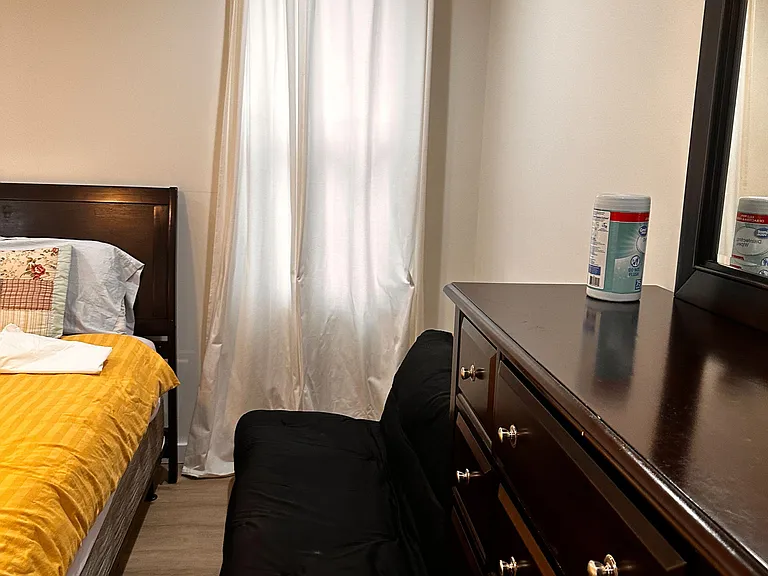 Dresser and couch