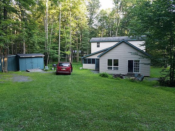 Driveway and shed
