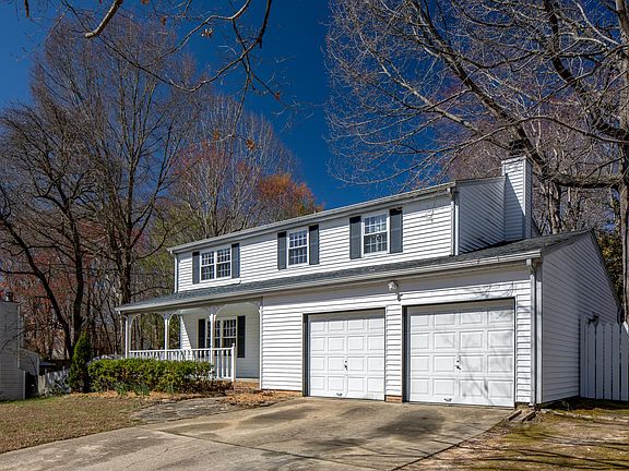 At the top of the driveway