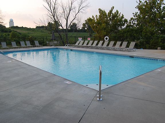Pool area outside of clubhouse 