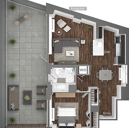 2nd image of 22 E 1st St #Penthouse 4
