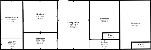 2 bed, 1.0 bath, 1000 sqft, $1,495 — Photo 3