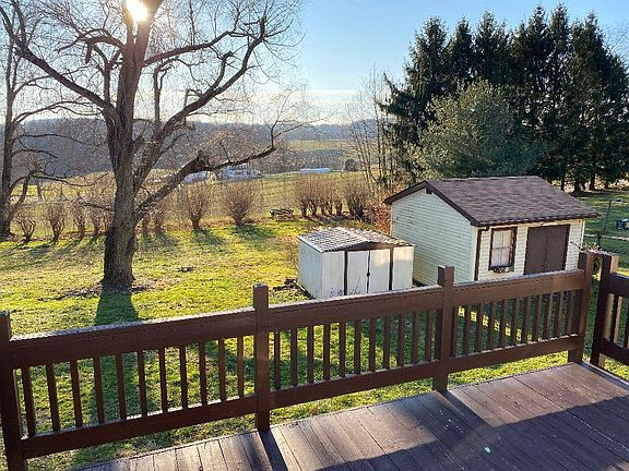 Back yard view from deck