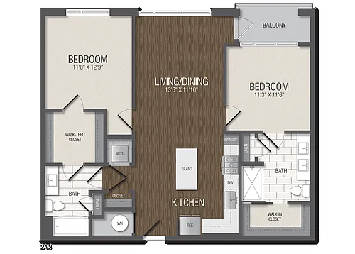 Floor plan T.2B1