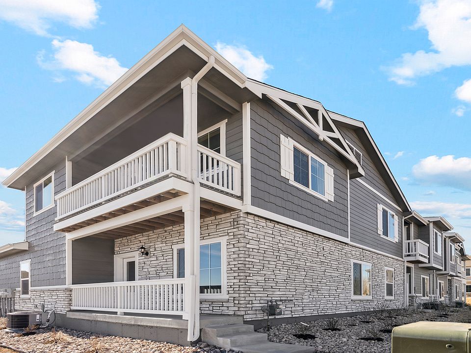 The Eldora is a beautiful two story home with siding and stone.