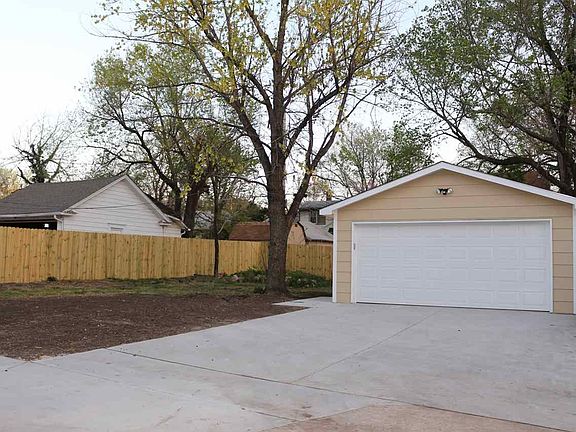 Garage was just built!  Garage door opener included.