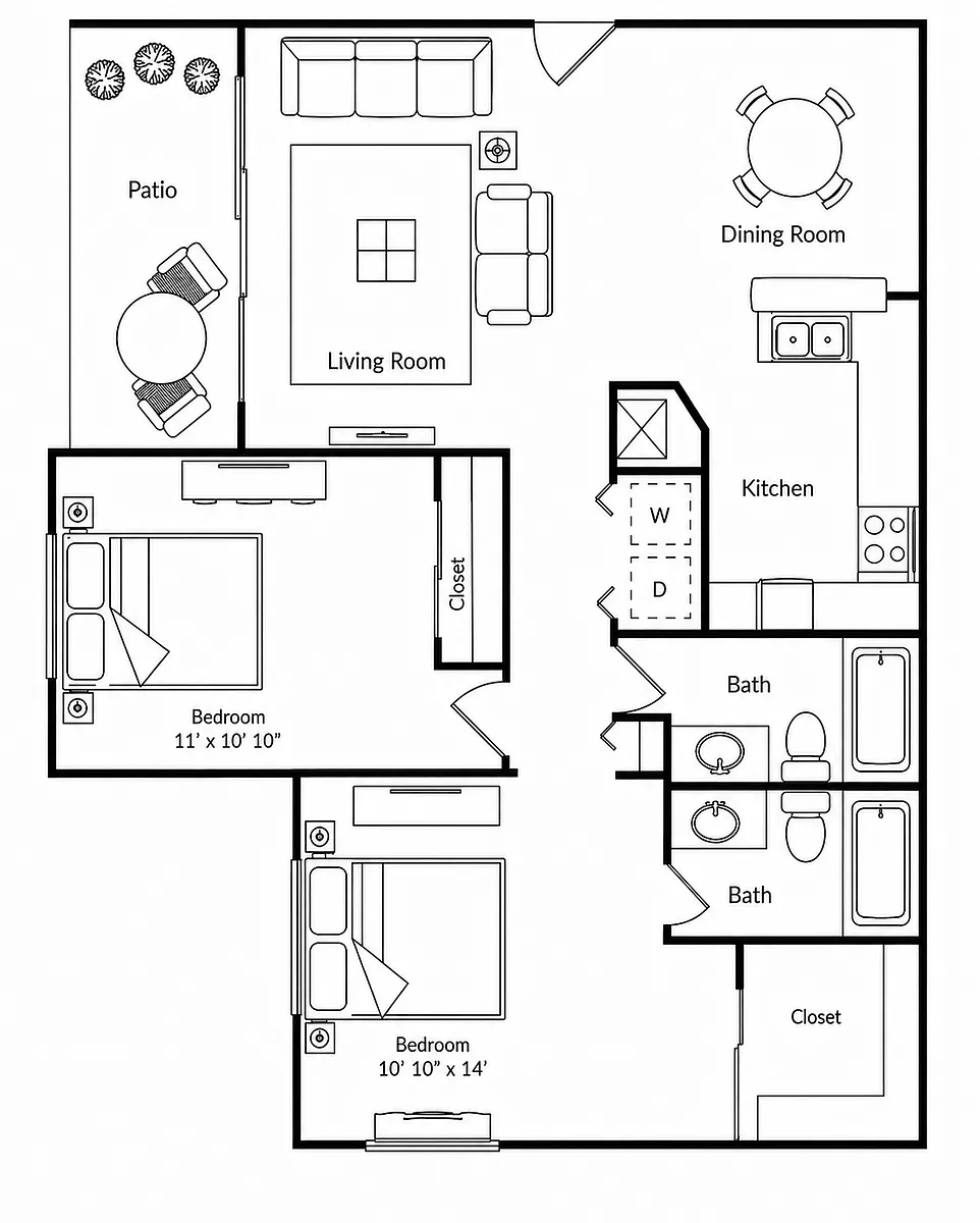 Floor plan B2
