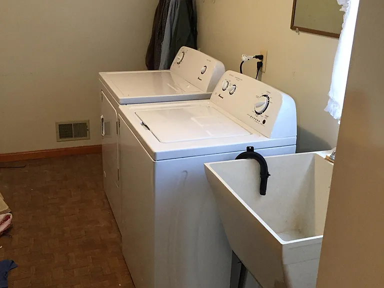 Washer and dryer included