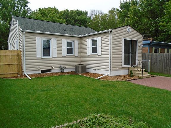 Fenced in back yard