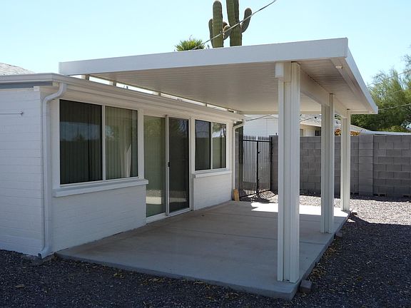 Solid covered patio
