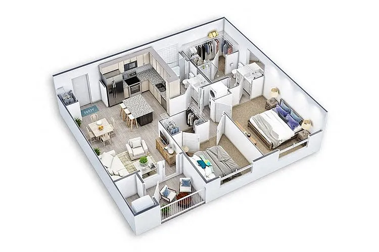 Floor plan B1