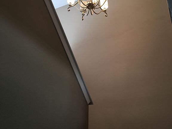 chandelier in stairway