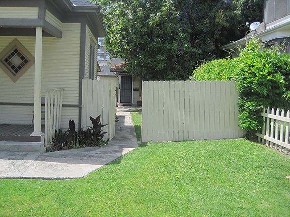Side gate leading to the back house