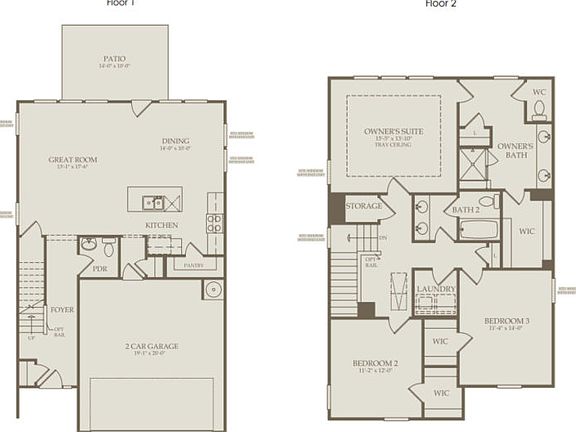 Floor Plan Level 1 Level 2