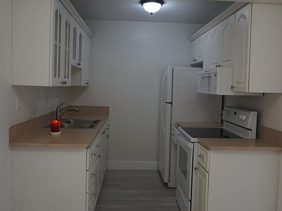 Kitchen next to dining room