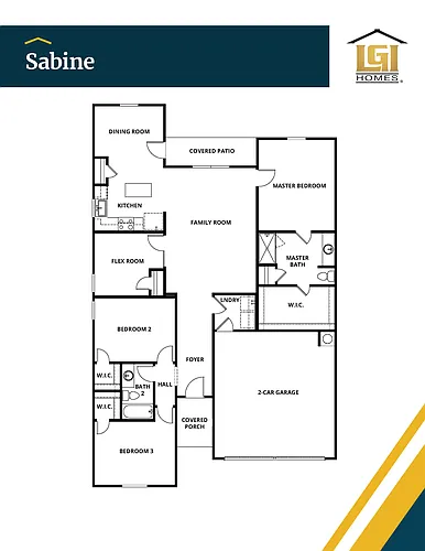 Floor plan Sabine