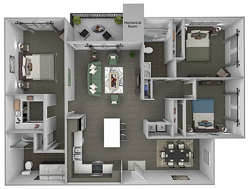 Floor plan C1 (Suisun)