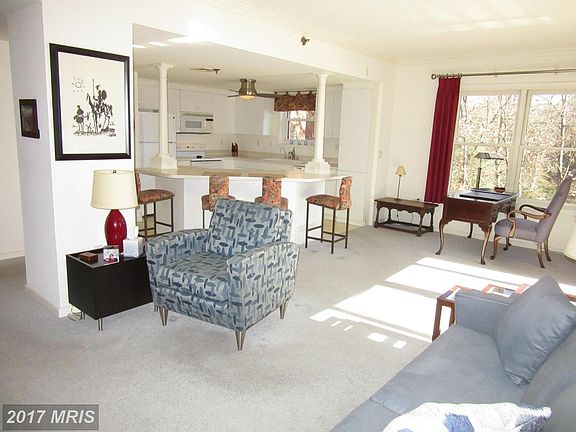 View of living room looking toward the kitchen