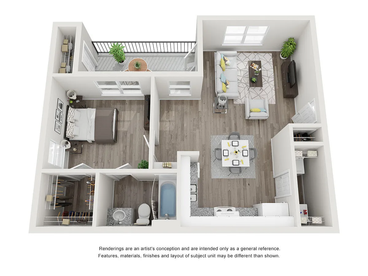 Floor plan 1 Bedroom
