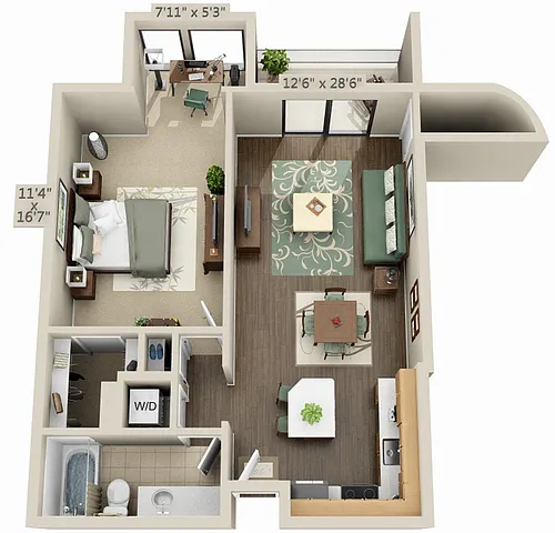 Floor plan Coral