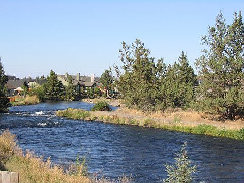 Canal behind home